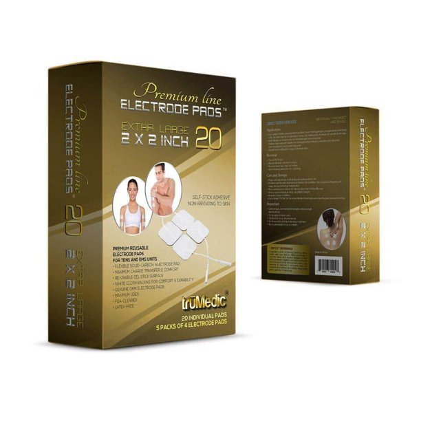 PREMIUM Extra Large 2x2 Electrode Pads 5 Pack