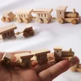 thumbnail image 4 of 2pcs Mini Wooden Train Train Simulation Model Toys B-2PCS B-2PCS B-2Pcs[XJ], 4 of 4