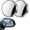 silver, variant on Car Blind Spot Mirrors, Convex, 2-Pack, with Suction Cup, 360° Rotatable