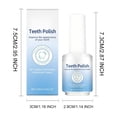 thumbnail image 3 of Tooth Polish,Instant Teeth Whitening Paint,Instant White Paint for Teeth,Cosmetic Tooth Polishing Liquid for Improving Tooth Appearance, Brush-On Formula, Portable Oral Care, 3 of 8