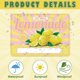 thumbnail image 4 of Letrero Liraveno Summer de Lemonade Stand Supplies, 3 unidades, helado, 4 of 6