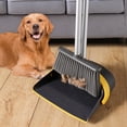thumbnail image 3 of Eyliden Broom and Dustpan Combo Set for Home Hardwood Floor with Long Handle to 50", Dark Grey, 3 of 9