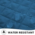 thumbnail image 4 of Housse de Sofa Matelassée Réversible, Protège-Meubles Résistant à l'Eau, Housse de Canapé Lavable avec Mousse Antidérapante et Sangles Élastiques pour Enfants, Animaux (Sofa Surdimensionné, Bleu Paon/beige), 4 of 7