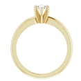thumbnail image 3 of Pompeii 1/3Ct Oval Lab Grown Diamond Solitaire Engagement Ring 14k Yellow Gold, 3 of 4