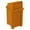 Orange, variant on Sturdy Essentials 32 Gallon Square 100% Recycled Plastic Heavy Duty Outdoor Trash Can with Push Lid - Orange