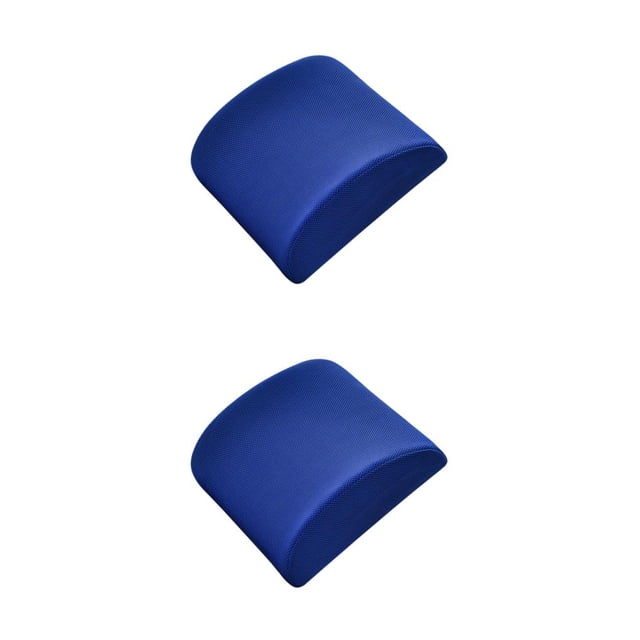 Bearachild Felpa mejorada con núcleo interior de algodón con memoria - Cojín de cintura premium para sillas Totalmente compatible con malla Malla Azul Tesoro 2Conjunto