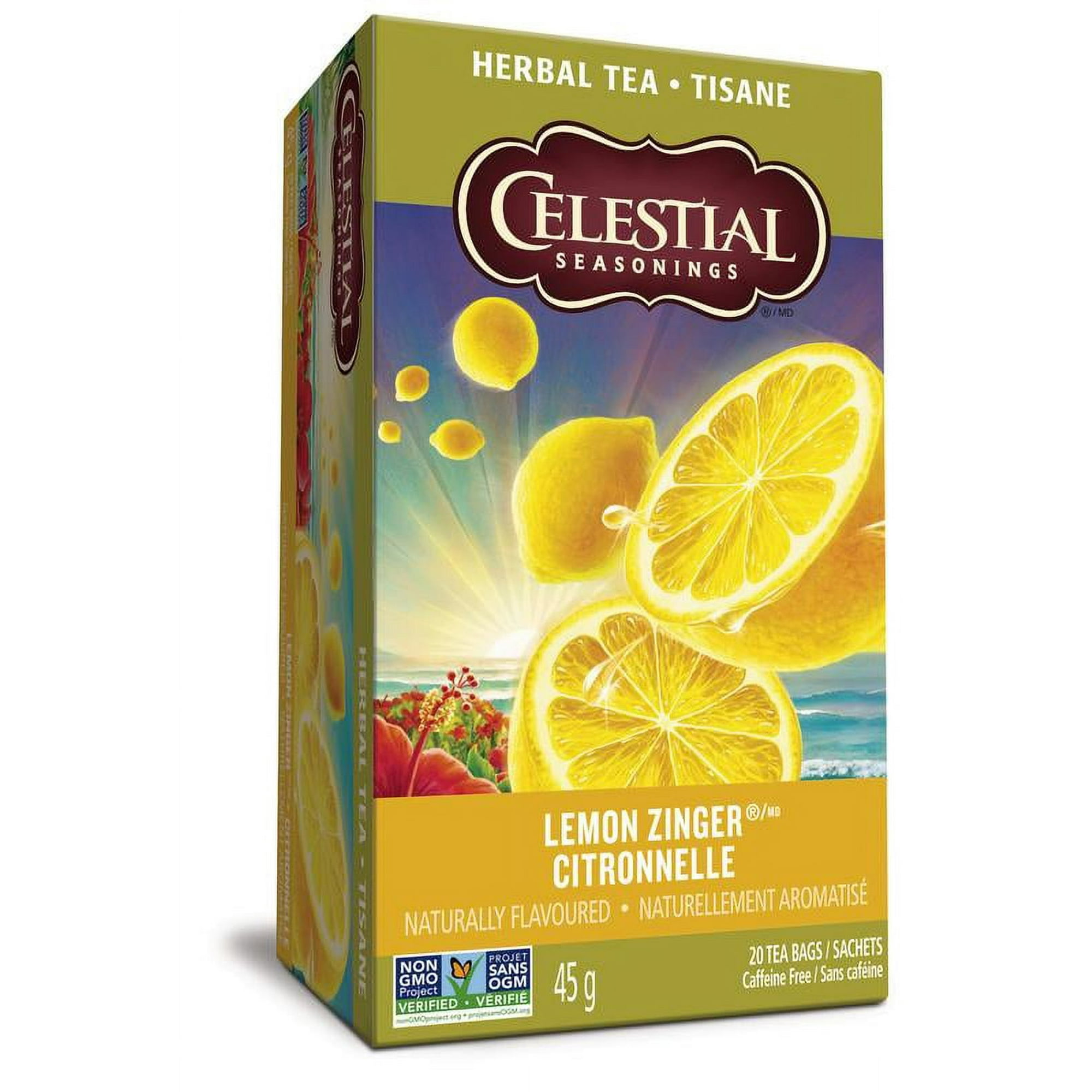 Celestial Seasonings Lemon Zinger Herbal Tea - Walmart.ca