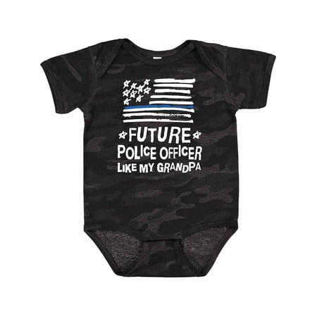 

Inktastic Future Police Officer Like Grandpa Gift Baby Boy or Baby Girl Bodysuit