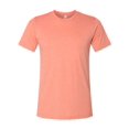 thumbnail image 1 of Bella Canvas Mens CVC Jersey Tee, XL, Heather Sunset, 1 of 2