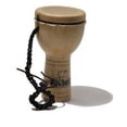 thumbnail image 1 of Miniature Djembe Drum Christmas Tree Ornament or Rear View Mirror Hanger - QUALITY, 1 of 2
