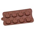 thumbnail image 1 of Molde De Silicona Moldes de silicona para Chocolate, bandeja para hornear de hoja de arce de 8 cavidades, molde para Fondant de pastel DIY, 1 of 6