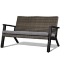 thumbnail image 1 of Real Flame Norwood Patio Bench in Black, 1 of 7