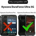 thumbnail image 3 of Value Pack Cables + for Kyocera DuraForce Ultra 5G UW E7110 Verizon Magnetic Phone Case Corner Guard Kickstand Hybrid Slim Bumper Shock Cover with Tempered Glass, 3 of 4