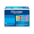 thumbnail image 2 of Lancetas Microlet 25s Esteriles de Colores, 2 of 4