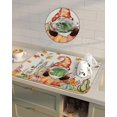 thumbnail image 4 of Harvest Festival Dish Drying Mat for Kitchen Counter, Absorbent Quick Dry Coffee Bar Mat Pad Thin Diatomaceous Sink Mat Non Slip Dish Drainer Mat 23.5x15.5 Thanksgiving Fall Boho Gnomes Pumpkin Leaves, 4 of 6