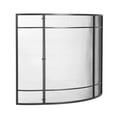 thumbnail image 4 of Indoor Fireplaces Regina 1-Panel Curve Iron Fireplace Screen 38" x 32", Black Finish,Electric Indoor Fireplaces, 4 of 10