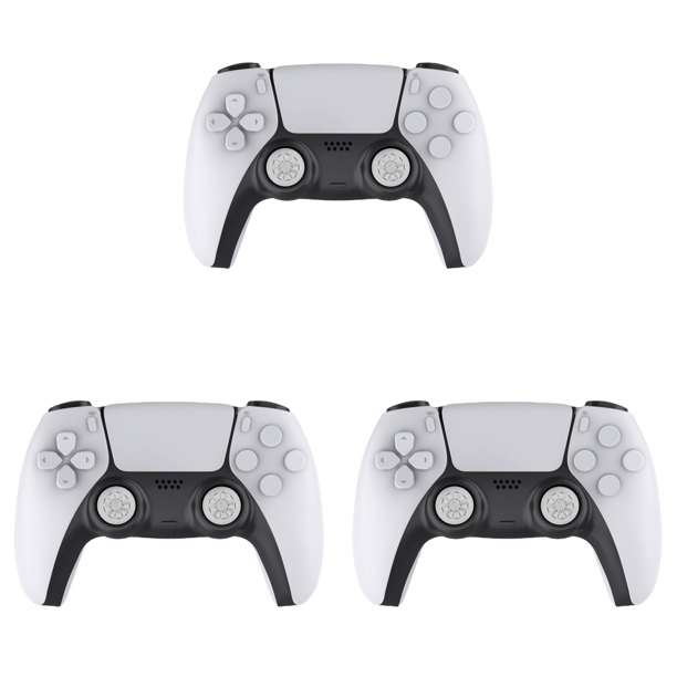 2 Uds Tapas Extensoras Agarre Manual Pulgar para Joystick () Blanco