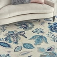 thumbnail image 6 of Nourison Tranquil Floral Ivory/Light Blue 8'10" x 11'10" Area Rug, (9x12), 6 of 8