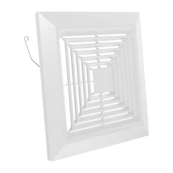ETEREAUTY Bathroom Fan Vent Cover White Plastic with Spring Loaded Design