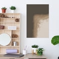thumbnail image 6 of Soscooter Neutral Abstract Wall Art, Modern Minimalist Canvas Prints Paintings Artwork, Beige Brown Neutral Tone Pictures for Living Room Bedroom,16x24 Inch, 6 of 8
