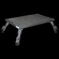 thumbnail image 1 of Safety Step Step Stool XLA-09C-G One Step With Non-Slip Strips And Rubber Leg Tips; Foldable; 1000 Pound Capacity; Gray; Aluminum; Extra Large, 1 of 5