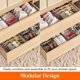 thumbnail image 1 of Cajón Ropa Interior Organizador Divisor 4 Piezas Tela Plegable (beige), 1 of 2
