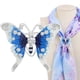 thumbnail image 2 of Bufanda Vintage Crital Mariposa Hebilla Broche Porta Bufanda Clip Fernando Azul, 2 of 8