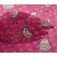 thumbnail image 5 of oneOone Viscose Chiffon Magenta Fabric Kawai Sewing Craft Projects Fabric Prints By Yard 42 Inch Wide, 5 of 5