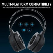Wireless Gaming Headset with Mic for PS5 PS4 PC Switch – 2.4G/Bluetooth