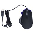 thumbnail image 1 of Ratón portátil para juegos con USB, luces transpirables, 4 opciones de DPI, diseño ergonómico para uso en PC y portátiles, 1 of 8