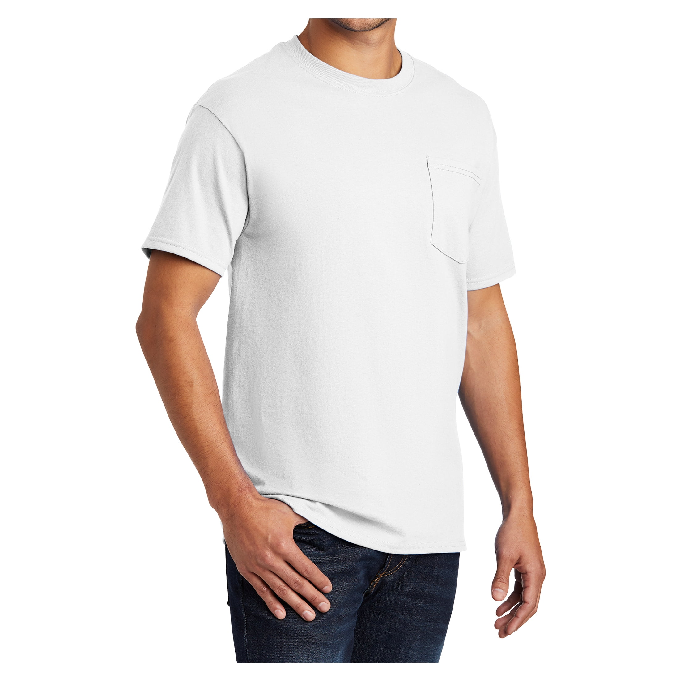 Men's Essential T Shirt with Pocket White 3XL - Walmart.com Men's Essential T Shirt with Pocket White 3XL - Walmart.com