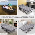 thumbnail image 6 of NAIZEA Oversized Folding Bed Cot with Mattress,Folding Camping Cot with Carry Bag, 78"L*32"W*18"H,Support 900lbs,Portable Rollaway Guest Sleeping Cot, 6 of 8