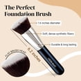 thumbnail image 2 of Brocha de maquillaje Kabuki para maquillaje Kabuki, tamaño grande, superficie plana, 2 of 6