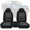 thumbnail image 1 of Front Seat Covers Compatible with 2004-2012 Ford Ranger, 60/40 Split High Back Seat Covers, Original Car Custom Fit, Replacement Front Car Seat Protective Covers for Driver & Passenger Side, 1 of 6