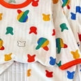 thumbnail image 7 of CAUYDY Newborn Girl Gift Baby Pajamas Toddler Clothes Fall Winter Long Sleeve Shirt Elastic Waist Pants 2 Piece Set Infant Outfits for Girls 12 18 24 Months Sizes 18-24 Months,Multicolour, 7 of 7
