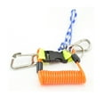 thumbnail image 1 of Wweixi 1/2/3 Diving Spring Rope Sturdy Convenient Reliable Flexible Fix Accessory Anti-lost Ropes Loss Proof Strap Safe Fixators for Cameras Orange 1 Pc, 1 of 6