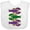 AA-White, variant on Inktastic Mardi Gras Celebration Funny Crawfish Boys or Girls Baby Bib
