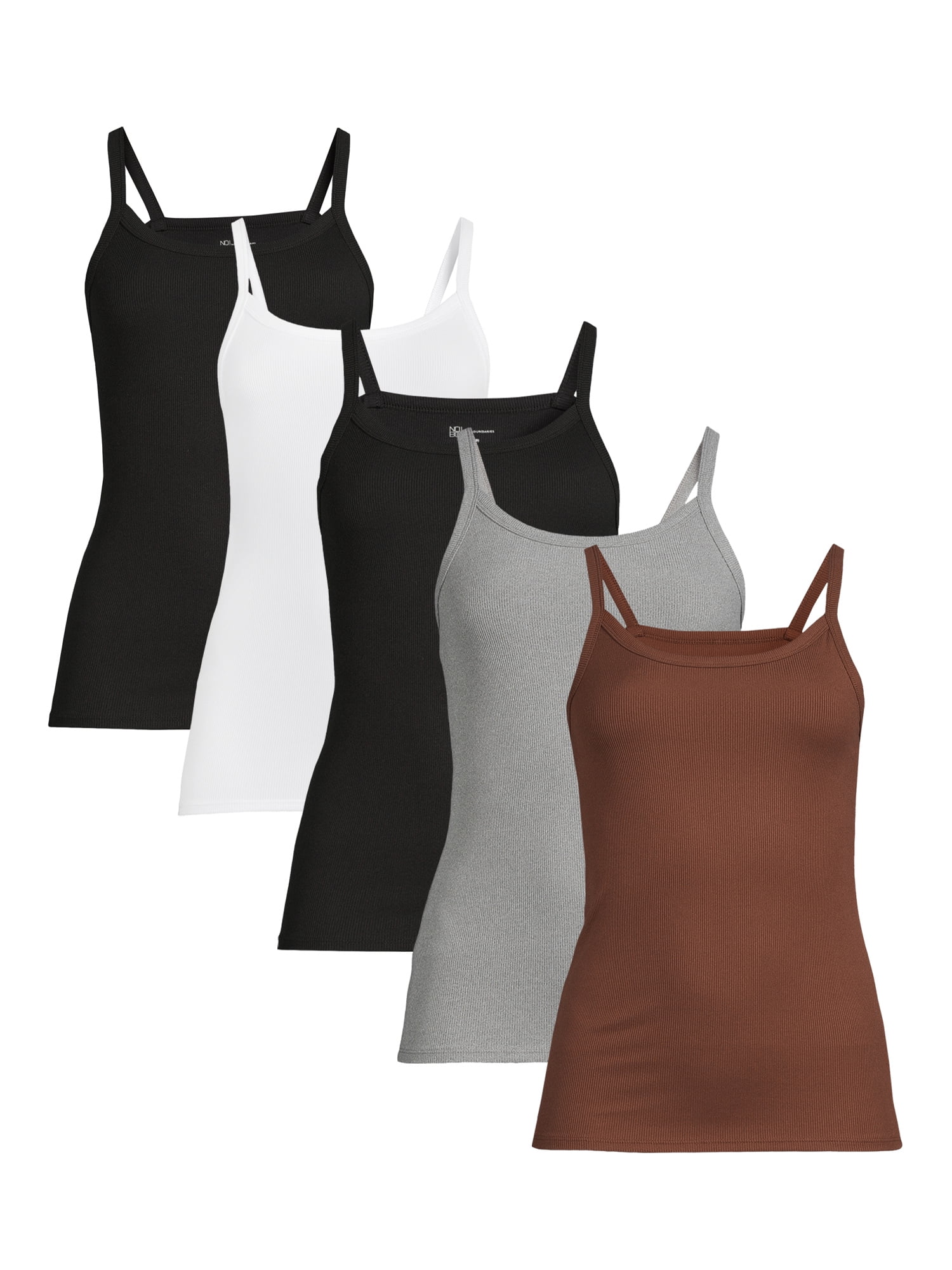 Buy 5 Pack Juniors Rib Camis by No Boundaries at Ubuy Kosovo