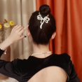 thumbnail image 4 of 2 Pcs Pinces à Cheveux Papillon, Pince à Cheveux Papillon, Pince à Cheveux Fixe Queue de Cheval Haute pour Femmes Filles Épingle à Cheveux Nœud, 4 of 5