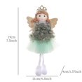thumbnail image 1 of Ángel de muñecos de peluche de Navidad, adornos colgantes de árbol de Navidad para el hogar, suministros de decoración de Año Nuevo, regalos para niños, 2024, 1 of 6