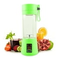 thumbnail image 1 of Portable Mini Blender,Smoothie Blender-Two Blades, Mini Travel Personal Blender with USB Rechargeable Batteries,Household Fruit Mixer,Detachable Cup,USB Juicer Cup(Green), 1 of 7