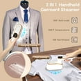 thumbnail image 5 of Travel Steamer for Clothes Portable Mini, 1300W Steam Iron for Clothes, TIFOR 10S Fast Heating, 180° Rotatable Mini Steamer, 2-in-1 Handheld Clothes Steamer With LCD Screen, 5 of 7