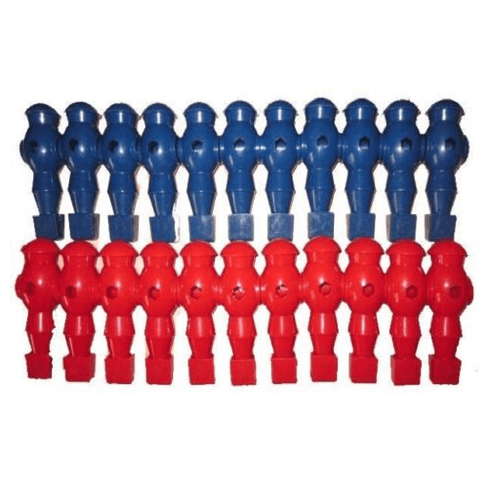 22Pcs 5/8" Foosball Man Table Soccer Player Replacement Red & Blue 