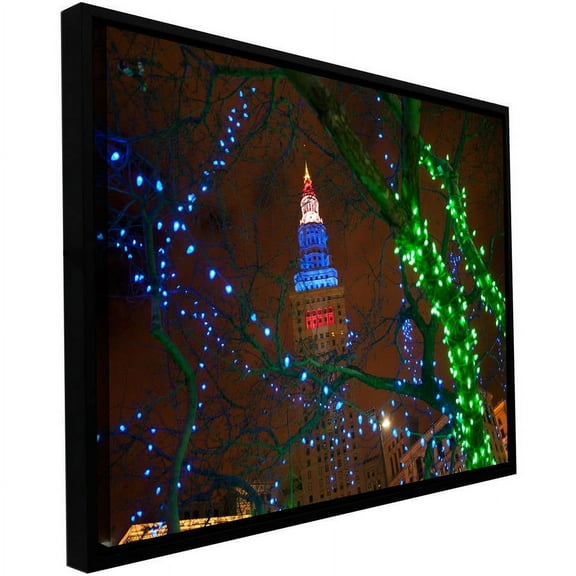 Cody York "Terminal Tower" Floater-Framed Gallery-Wrapped Canvas