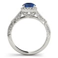 thumbnail image 5 of 1.15 Ct Diamond & Sapphire Engagement/Wedding Ring for Women - 14K Gold, 5 of 7