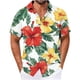 thumbnail image 1 of Ceisia Men's Short Sleeve Shirt Vacation Style Straight Fit Tropical Print Turn-Down Collar Casual Spring Summer Shirt Gift, 1 of 4