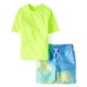 thumbnail image 1 of Traje de baño para niños The Children's Place conjunto de 2 piezas con camiseta rashguard para niños, 1 of 1