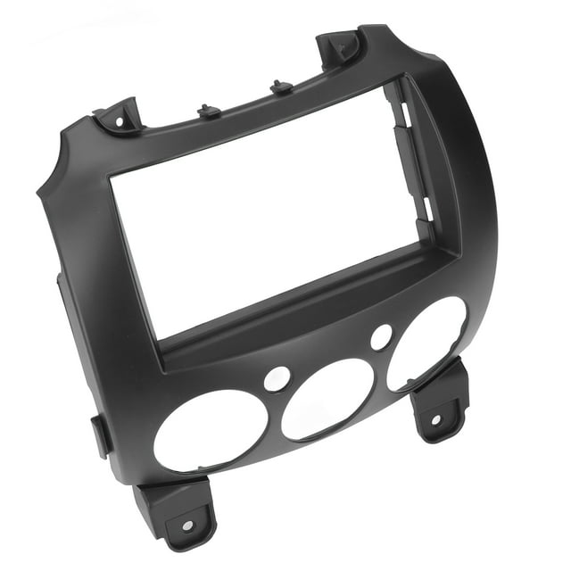 Dash Install Kit, Black Seamless Fitment Stylish Car Radio Fascia for Auto