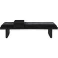 thumbnail image 4 of Meridian Furniture Arlington Black Chenille Fabric Bench, 4 of 17