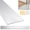 Silvery-1PCS-36in x 5in, variant on Aluminum Door Threshold - 36" L X 3" W Exterior Floor Transition Strip With Pre Drilled Holes And Expansion Screws Non-slip Fluted Saddle Flat Profile Dust & Airflow Black